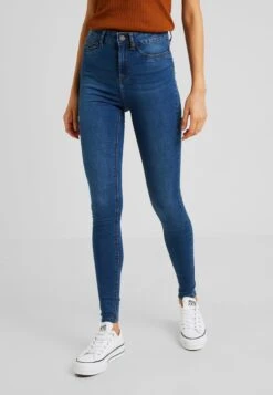 Noisy May Callie - Jeans Skinny Fit - Medium Blue Denim