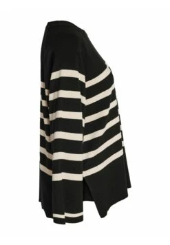 Noisy May Gestreifter - Trui - Black -Noisy May b1e08086f2014b65939e2d8661a2a2c4