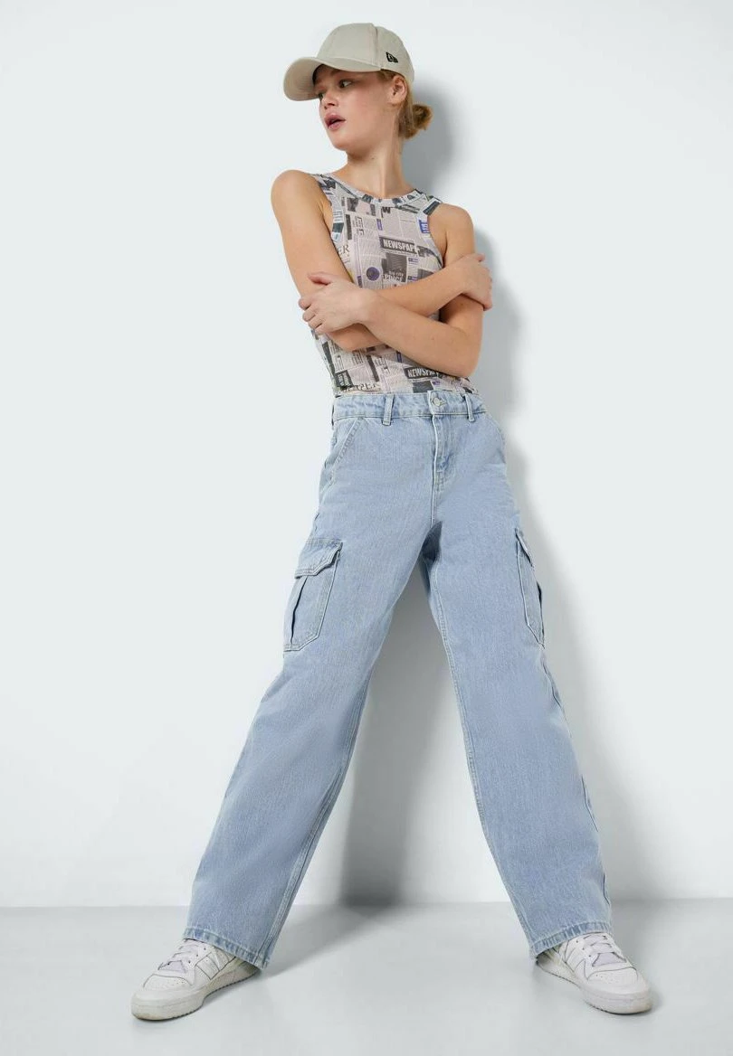 Noisy May Nmalexa Normal Waist - Relaxed Fit Jeans - Light Blue Denim 8 Noisy May Nmalexa Normal Waist - Relaxed Fit Jeans - Light Blue Denim - Afbeelding 6
