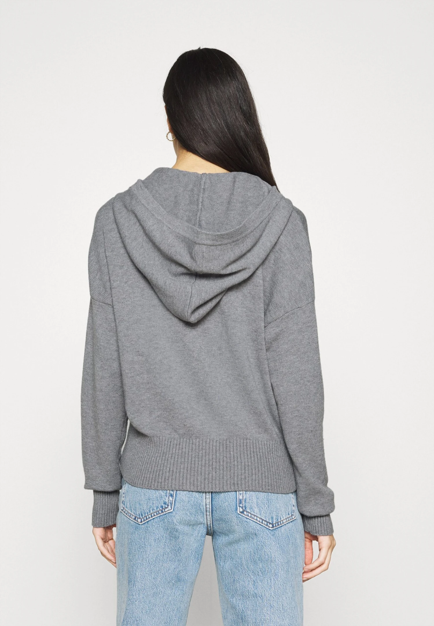 Noisy May Nmship Hoodie - Trui - Mottled Grey 5 Noisy May Nmship Hoodie - Trui - Mottled Grey - Afbeelding 3