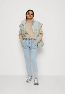 Noisy May Nmjuly Hw Mom - Slim Fit Jeans - Medium Blue Denim -Noisy May b656a1218cef4da98179c0d0366f91e1