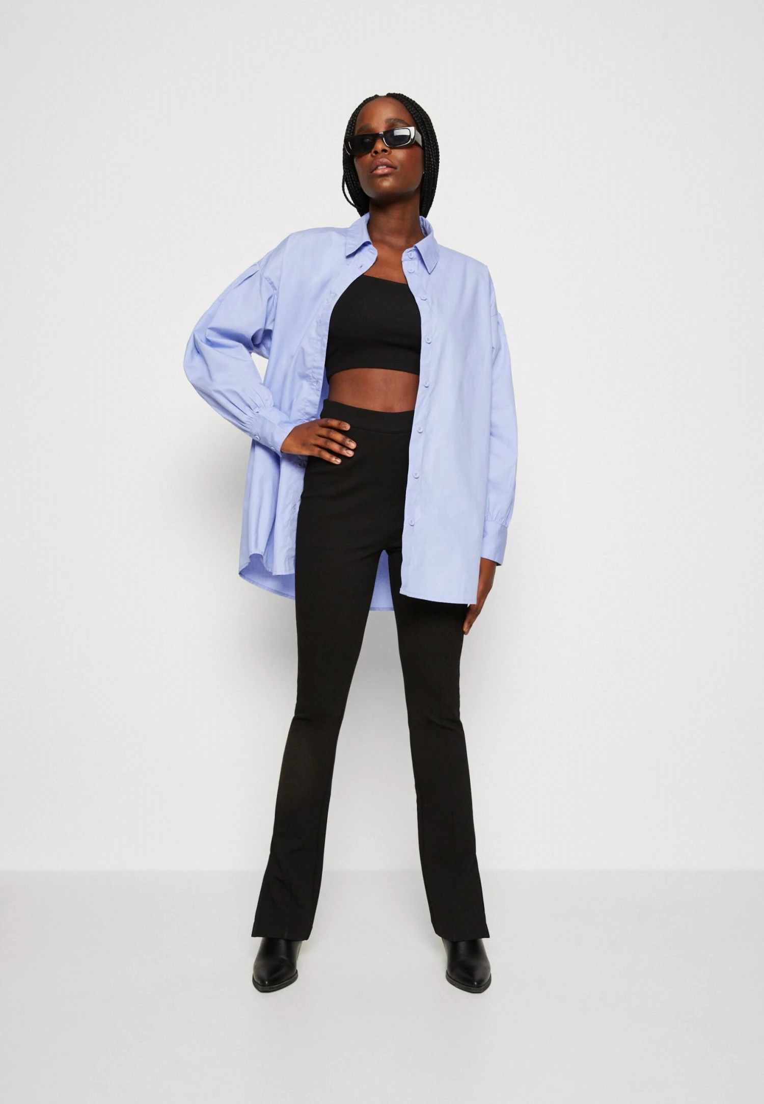 Noisy May Nmloone Oversize Shirt - Overhemdblouse - Jacaranda 4 Noisy May Nmloone Oversize Shirt - Overhemdblouse - Jacaranda - Afbeelding 2