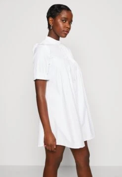 Noisy May Nmfrig Dress - Blousejurk - Bright White -Noisy May b86064508eb141a88c93b2c1fc3dc34a