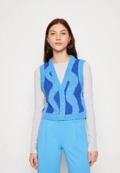 Noisy May Nmcosmic V Neck- Bodywarmer - Azure Blue