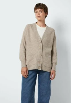 Noisy May Vest - Beige Mottled Beige