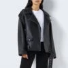 Noisy May Nmpaulina Oversize Biker Jacket - Imitatieleren Jas - Black 1 Noisy May Nmpaulina Oversize Biker Jacket - Imitatieleren Jas - Black -Noisy May bb9658d0360740198ea7a1a2a4c1f12d