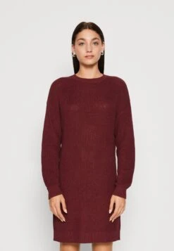 Noisy May Nmmaysa O Neck Dress - Gebreide Jurk - Burgundy