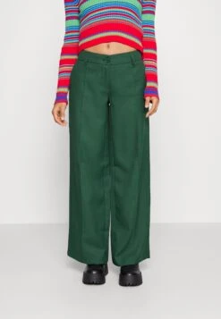 Noisy May Petite Nmpinola Wide Leg Pants - Broek - Green