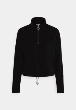 Noisy May Nmmisser Cropped - Fleece Trui - Black -Noisy May be665d3ff1f3407388ba2539a44efd47