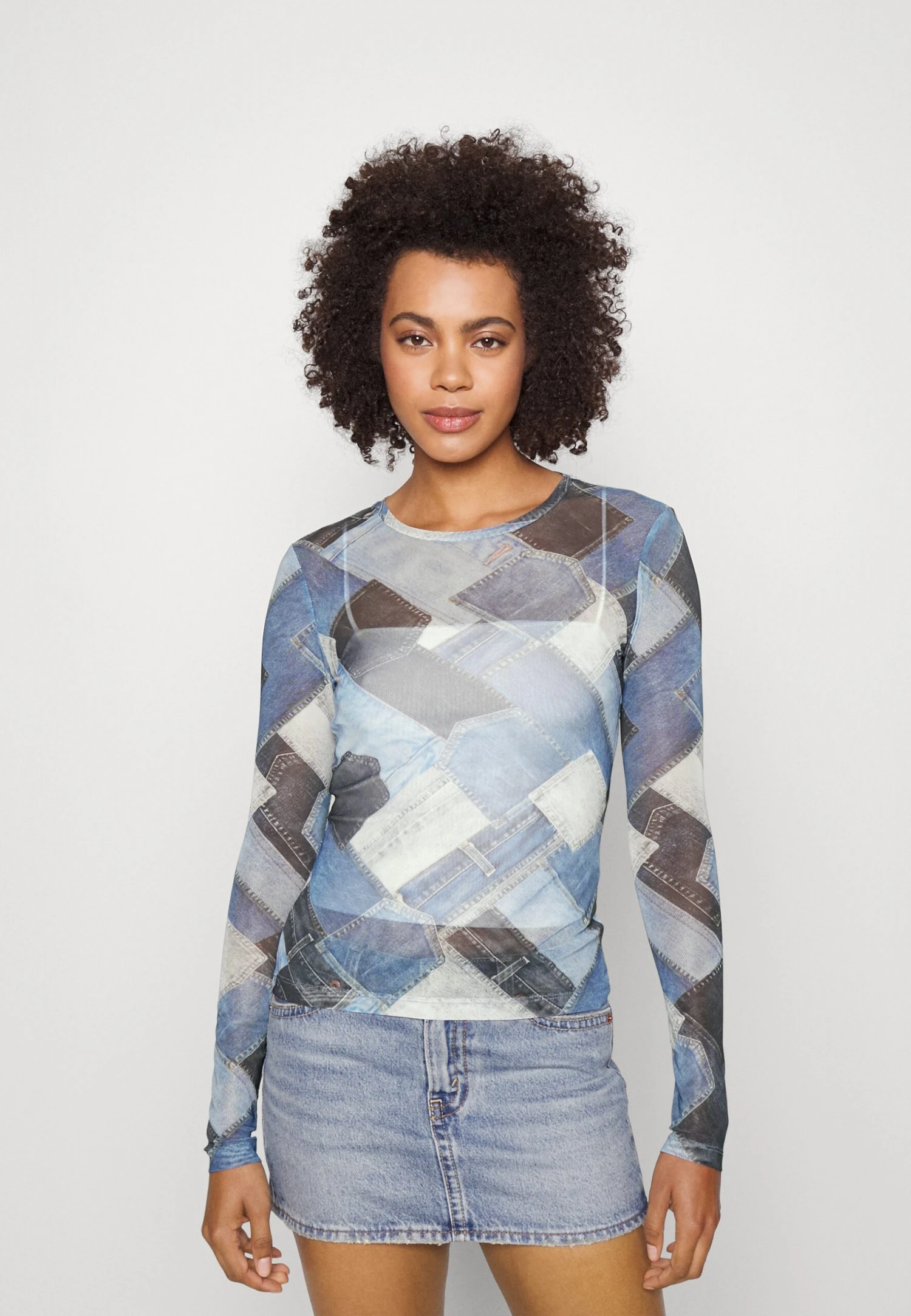 Noisy May Nmmissy Judith- Longsleeve - Medium Blue Denim 3 Noisy May Nmmissy Judith- Longsleeve - Medium Blue Denim