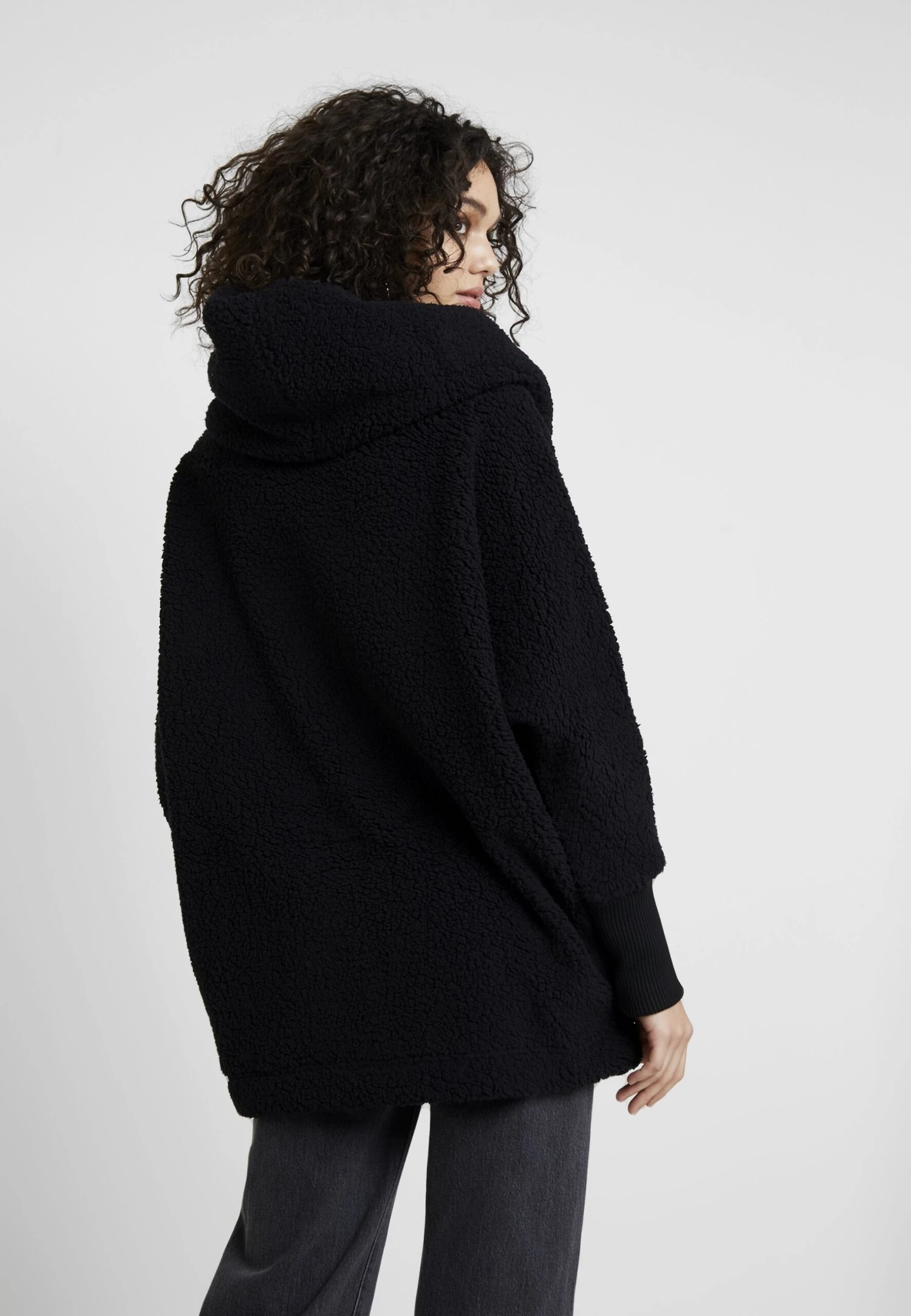 Noisy May Nmcuddle Coatigan - Halflange Jas - Black 5 Noisy May Nmcuddle Coatigan - Halflange Jas - Black - Afbeelding 3