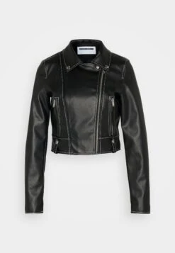 Noisy May Nmluke Paulina Biker Jacket - Imitatieleren Jas - Black -Noisy May c034155b11c94bf1bd5c4e7e92480160