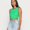 Noisy May Nmmaya Tie Front - Top - Island Green