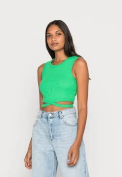Noisy May Nmmaya Tie Front - Top - Island Green