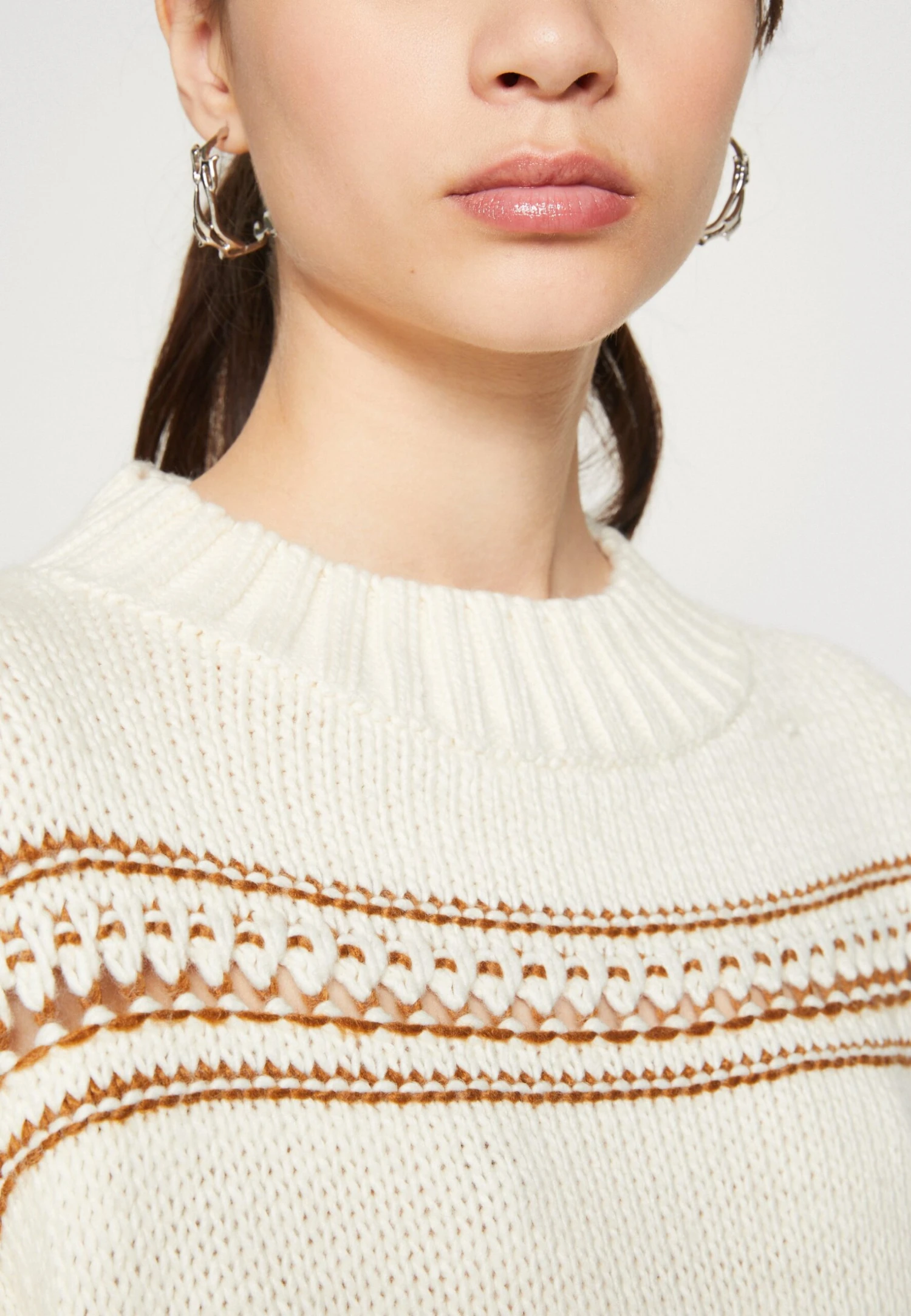 Noisy May Nmbibbi O-Neck - Trui - Eggnog 8 Noisy May Nmbibbi O-Neck - Trui - Eggnog - Afbeelding 6