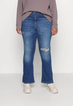 Flare Jeans - Bootcut Jeans - Medium Blue Denim
