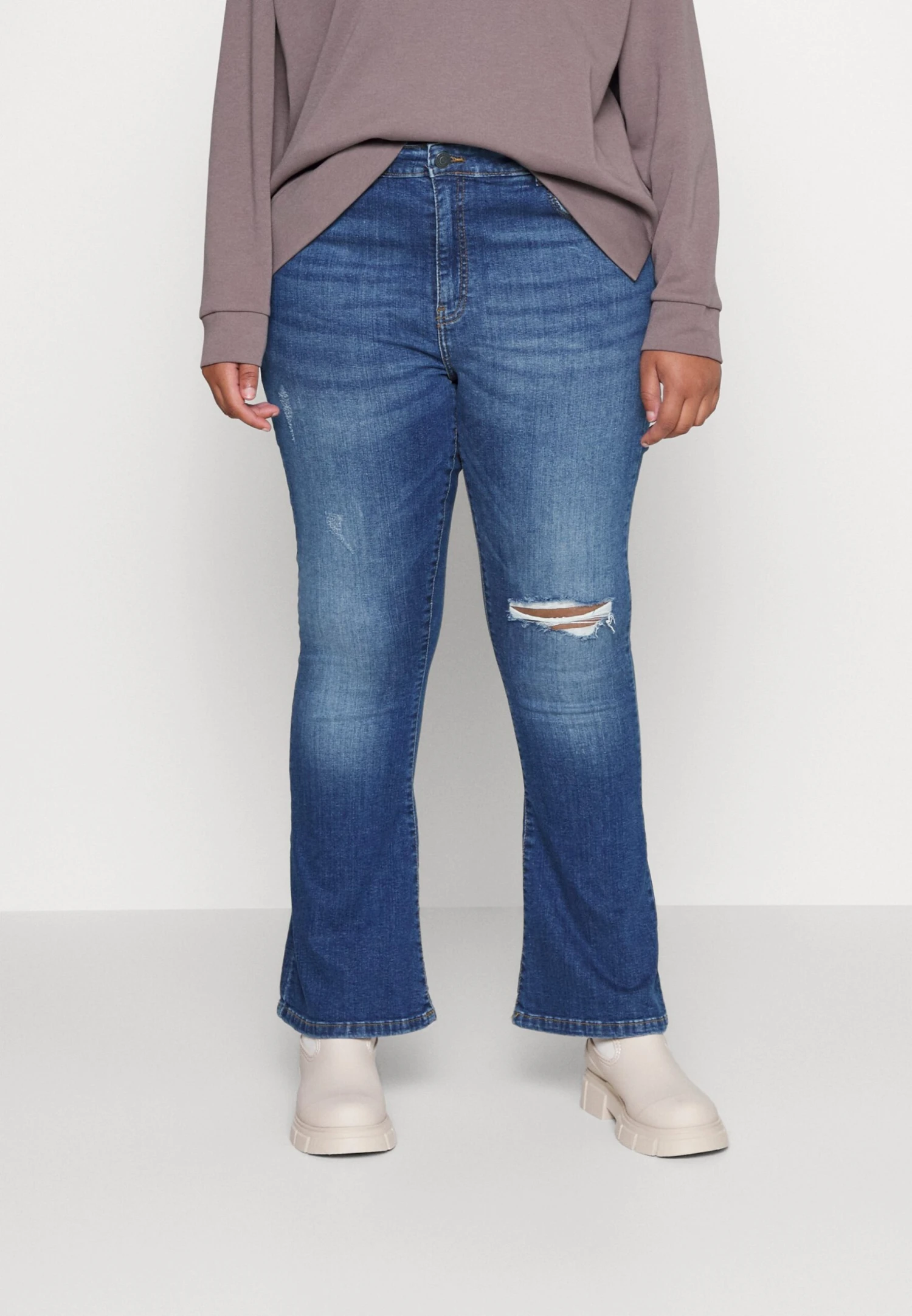Flare Jeans - Bootcut Jeans - Medium Blue Denim 3 Flare Jeans - Bootcut Jeans - Medium Blue Denim