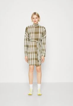 Noisy May Nmcity Ava Short Dress - Jerseyjurk - Kalamata/White