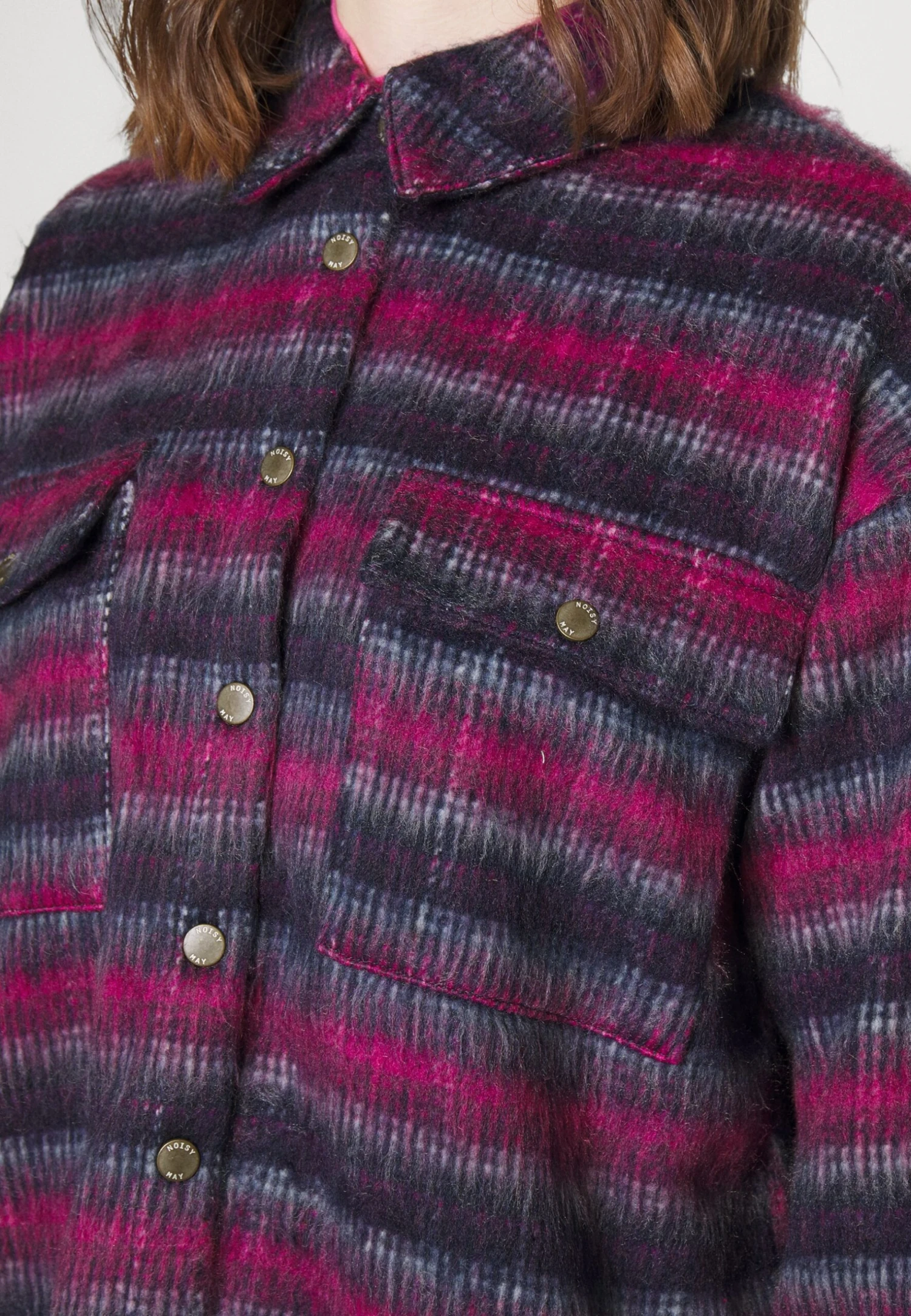 Noisy May Nmlulla Long Shacket- Halflange Jas - Festival Fuchsia 7 Noisy May Nmlulla Long Shacket- Halflange Jas - Festival Fuchsia - Afbeelding 5