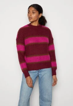 Noisy May Nmadele Fluffy O-Neck - Trui - Windsor Wine -Noisy May c4a7ce3b30c04764bbc85783cec47260