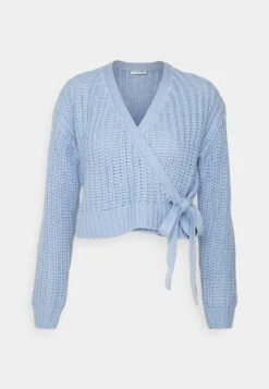Noisy May Petite Nmbarley Wrap - Trui - Serenity -Noisy May c5a4bdb3a7184b28a4c65997133aa529