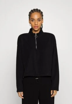 Noisy May Nmmisser Cropped - Fleece Trui - Black