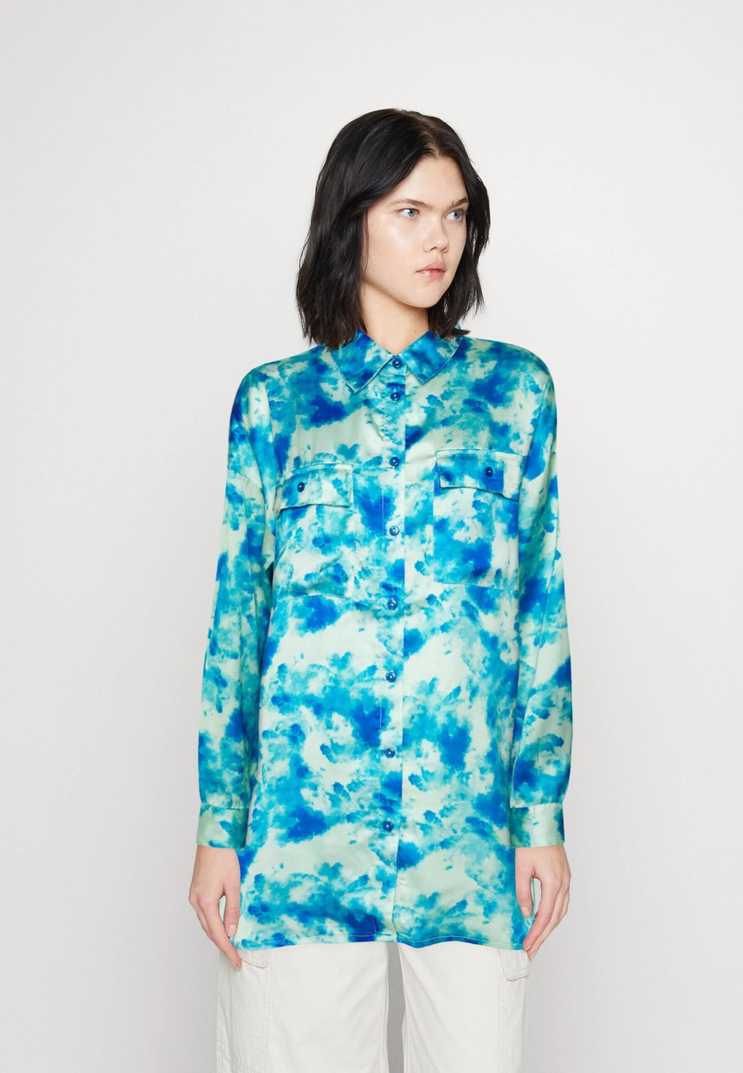 Noisy May Nmtalia - Overhemdblouse - Azure Blue 3 Noisy May Nmtalia - Overhemdblouse - Azure Blue