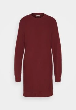 Noisy May Nmmaysa O Neck Dress - Gebreide Jurk - Burgundy -Noisy May c73411941edb48f68207f964bb5a094c