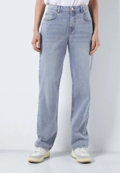 Noisy May Noos - Straight Leg Jeans - Light Blue Denim