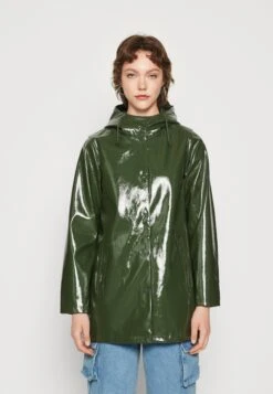 Noisy May Nmsky A Line Coat - Regenjas - Kombu Green