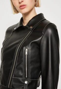 Noisy May Nmluke Paulina Biker Jacket - Imitatieleren Jas - Black -Noisy May c7b3f1c55d194e5d9348854debb575a8