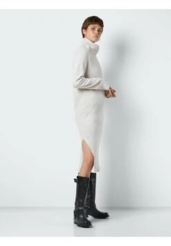 Noisy May High Neck - Gebreide Jurk - Eggnog -Noisy May c7ef2c0b460e4f7f9a233cbeb11d1e4d