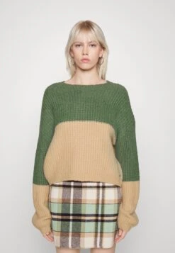 Noisy May Nmpoppy O-Neck- Trui - Dark Ivy