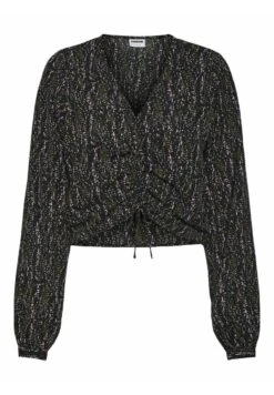 Noisy May Nmclara V Neck Shirt - Blouse - Black