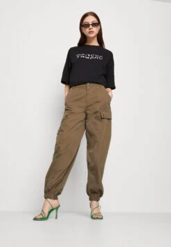 Noisy May Nmlolly Loose Pant - Broek - Crocodile -Noisy May c9e0677d799847d08b7215440c1f9ee6