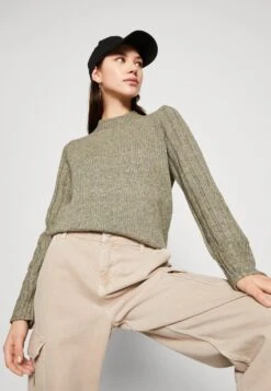 Noisy May Nmnina High Neck - Trui - Kombu Green Melange 11 Noisy May Nmnina High Neck - Trui - Kombu Green Melange -Noisy May cae0b80bec1e43b9a9275a810131fe6a