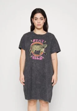 Nmzodiac O Neck Dress - Jurk - Black