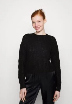 Noisy May Nmcharlie L S O Neck- Trui - Black