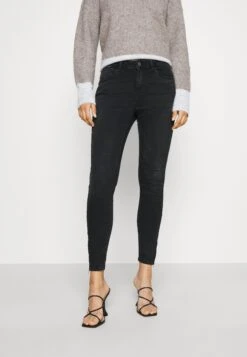 Noisy May Nmkimmy Ank Dart - Jeans Skinny Fit - Dark Grey Denim