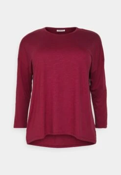 Nmmathilde O Neck High Low Curve - Longsleeve - Burgundy -Noisy May d015fad8df8441e1ae6e58d7f78bdd6c