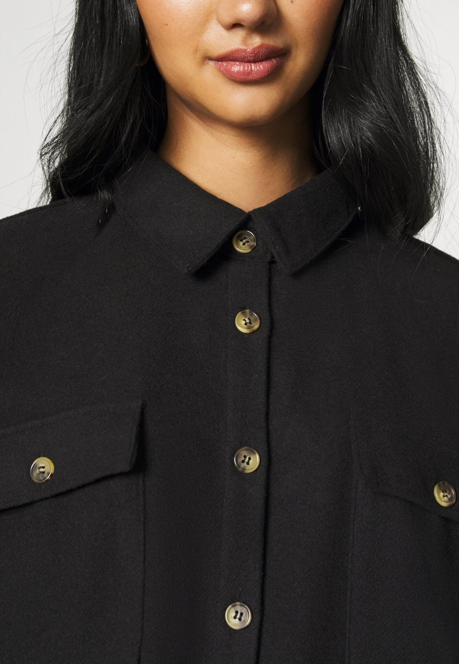 Noisy May Nmflanny Long Shacket - Overhemdblouse - Black 10 Noisy May Nmflanny Long Shacket - Overhemdblouse - Black - Afbeelding 8