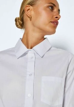 Noisy May Langärmeliges - Overhemdblouse - Bright White -Noisy May d44aedda202d4ba085ed05a987719fea