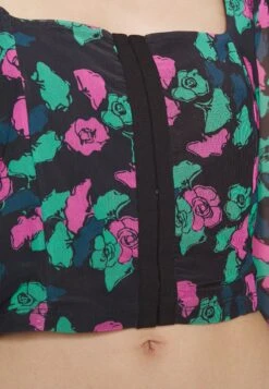 Noisy May Nmlesley Corset Bell- T-Shirt Print - Black -Noisy May d8cf099efa4346e3a29d13abd0771b8e