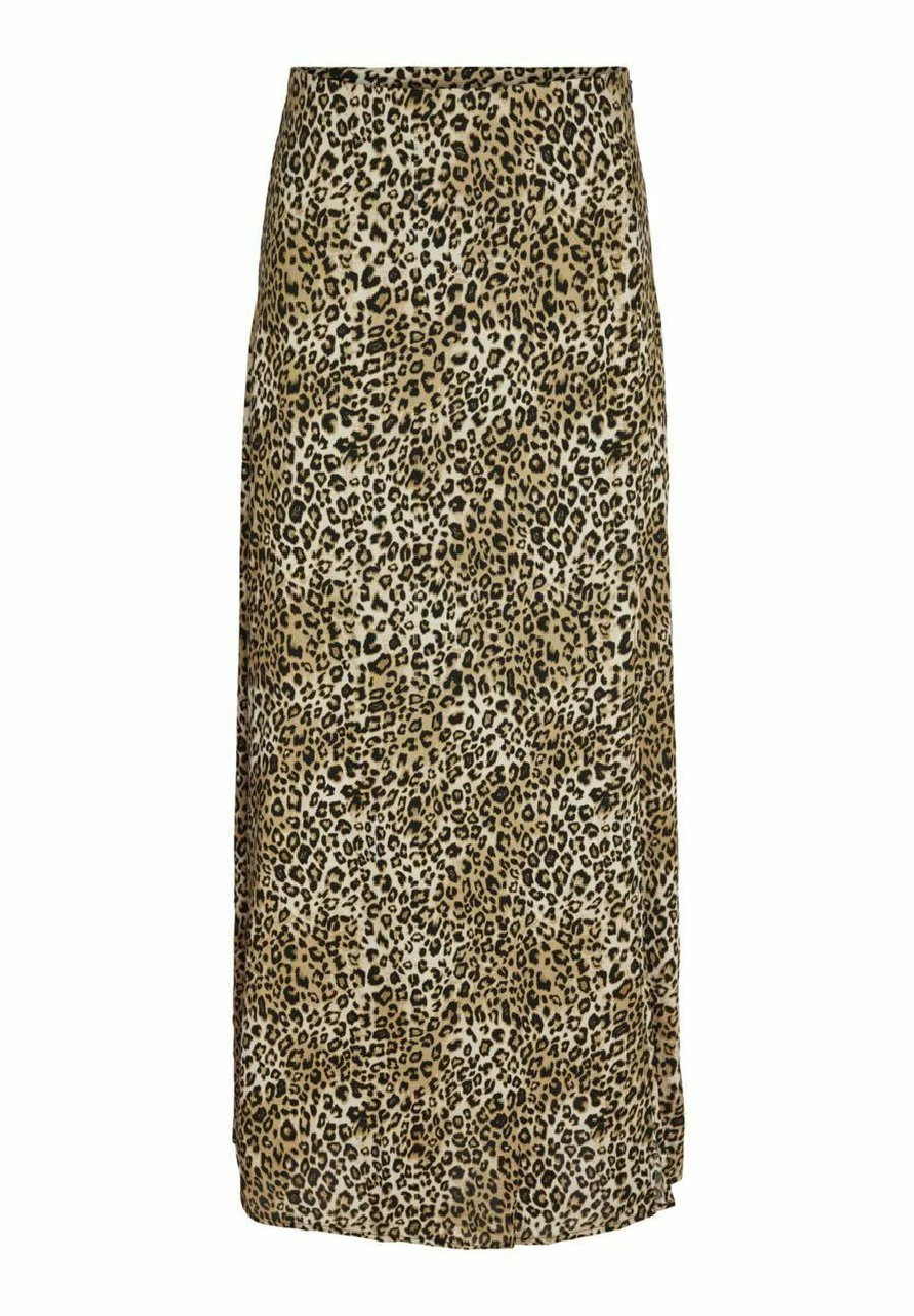 Noisy May Rock Langer Leoprint - Maxirok - Black 3 Noisy May Rock Langer Leoprint - Maxirok - Black