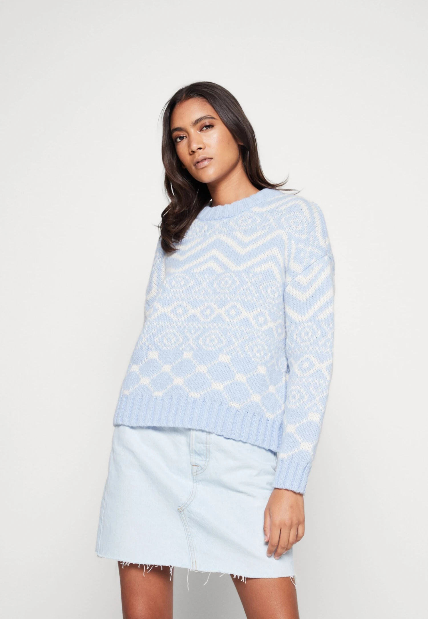 Noisy May Nmnatty O-Neck - Trui - Cerulean 3 Noisy May Nmnatty O-Neck - Trui - Cerulean