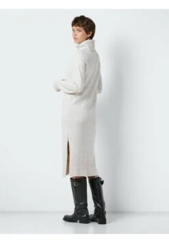 Noisy May High Neck - Gebreide Jurk - Eggnog -Noisy May decedac9bf254d06ae0f3efe43750a12