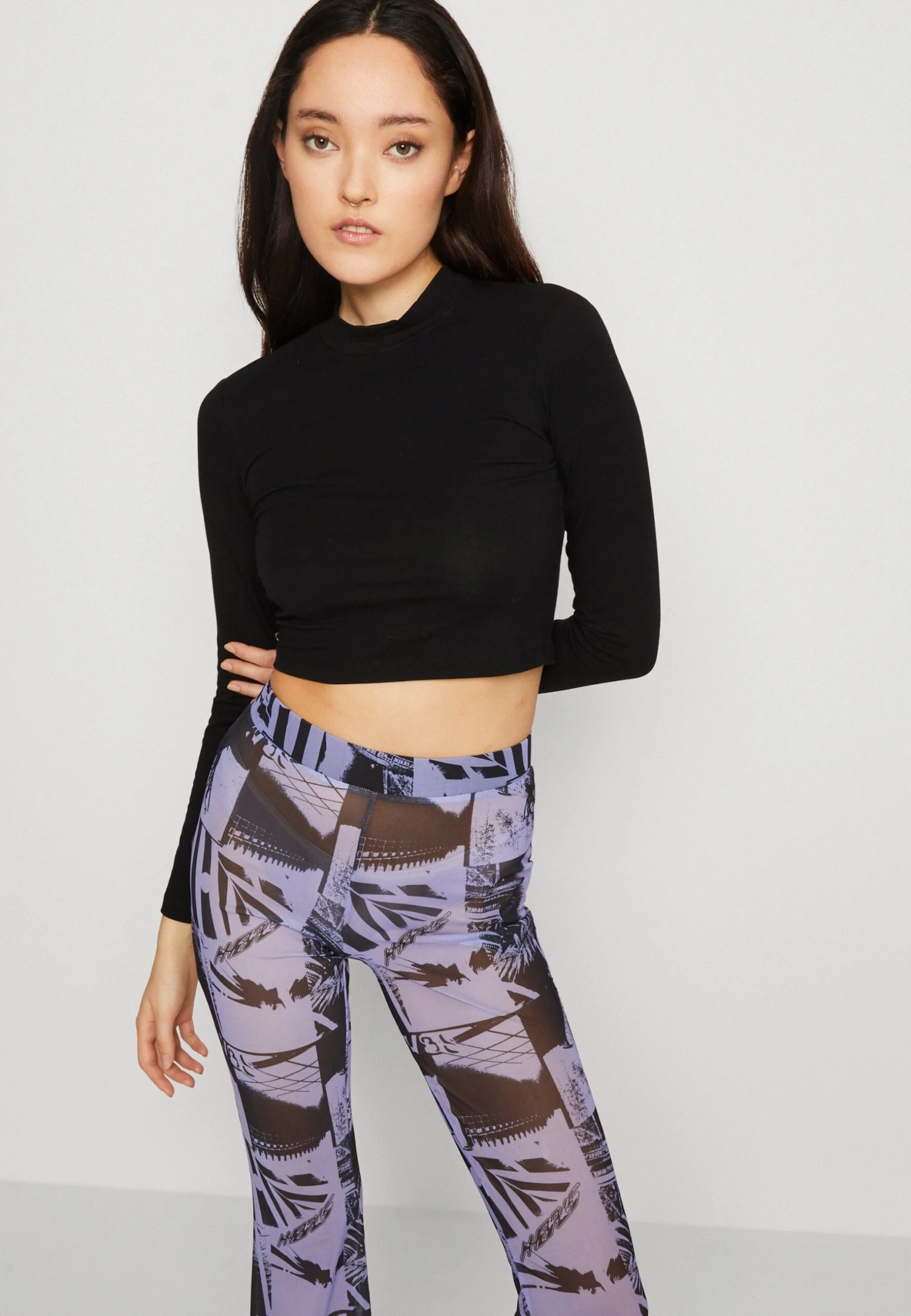 Noisy May Nmcarrie High Waist - Legging - Jacaranda 6 Noisy May Nmcarrie High Waist - Legging - Jacaranda - Afbeelding 4