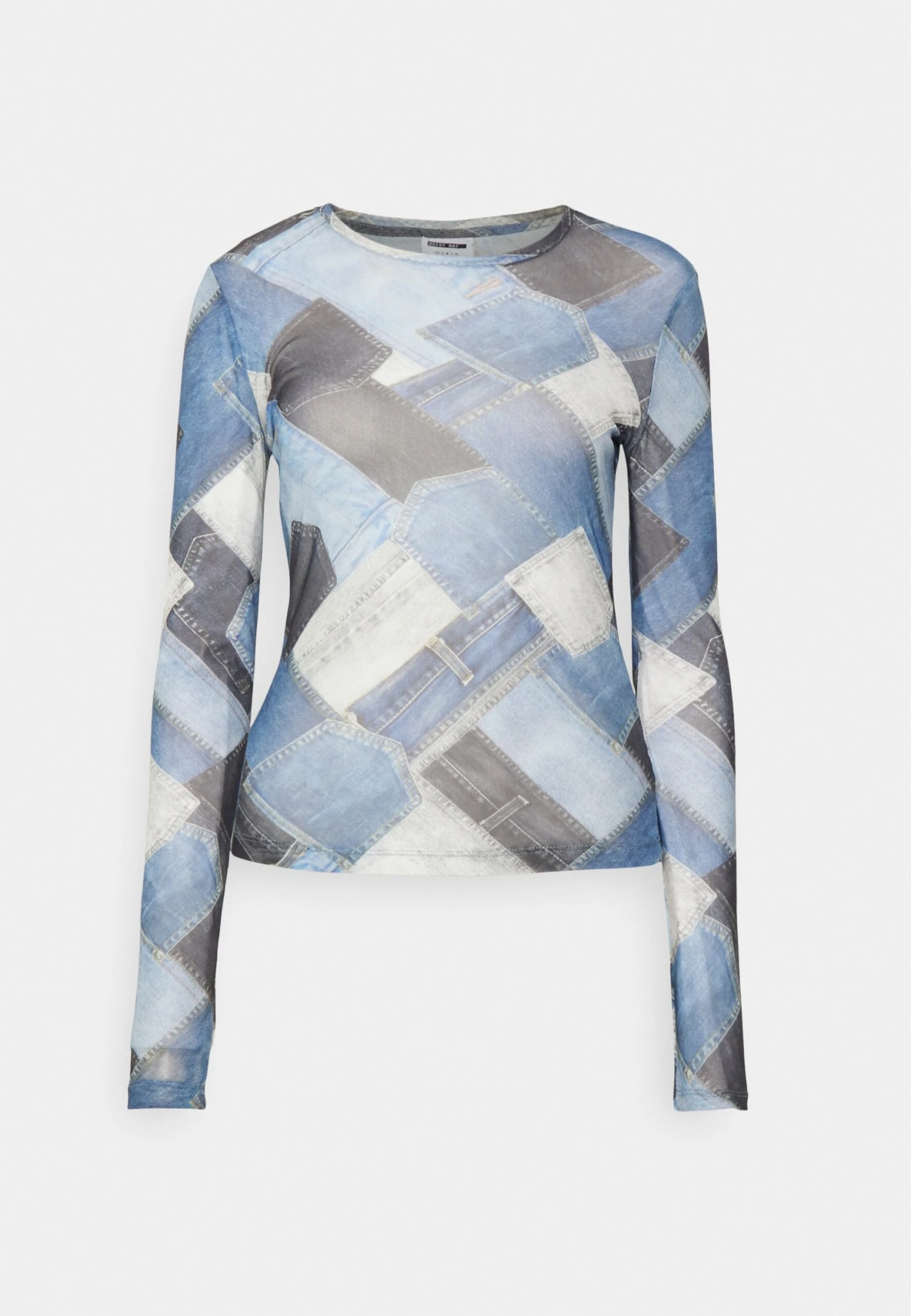 Noisy May Nmmissy Judith- Longsleeve - Medium Blue Denim 7 Noisy May Nmmissy Judith- Longsleeve - Medium Blue Denim - Afbeelding 5