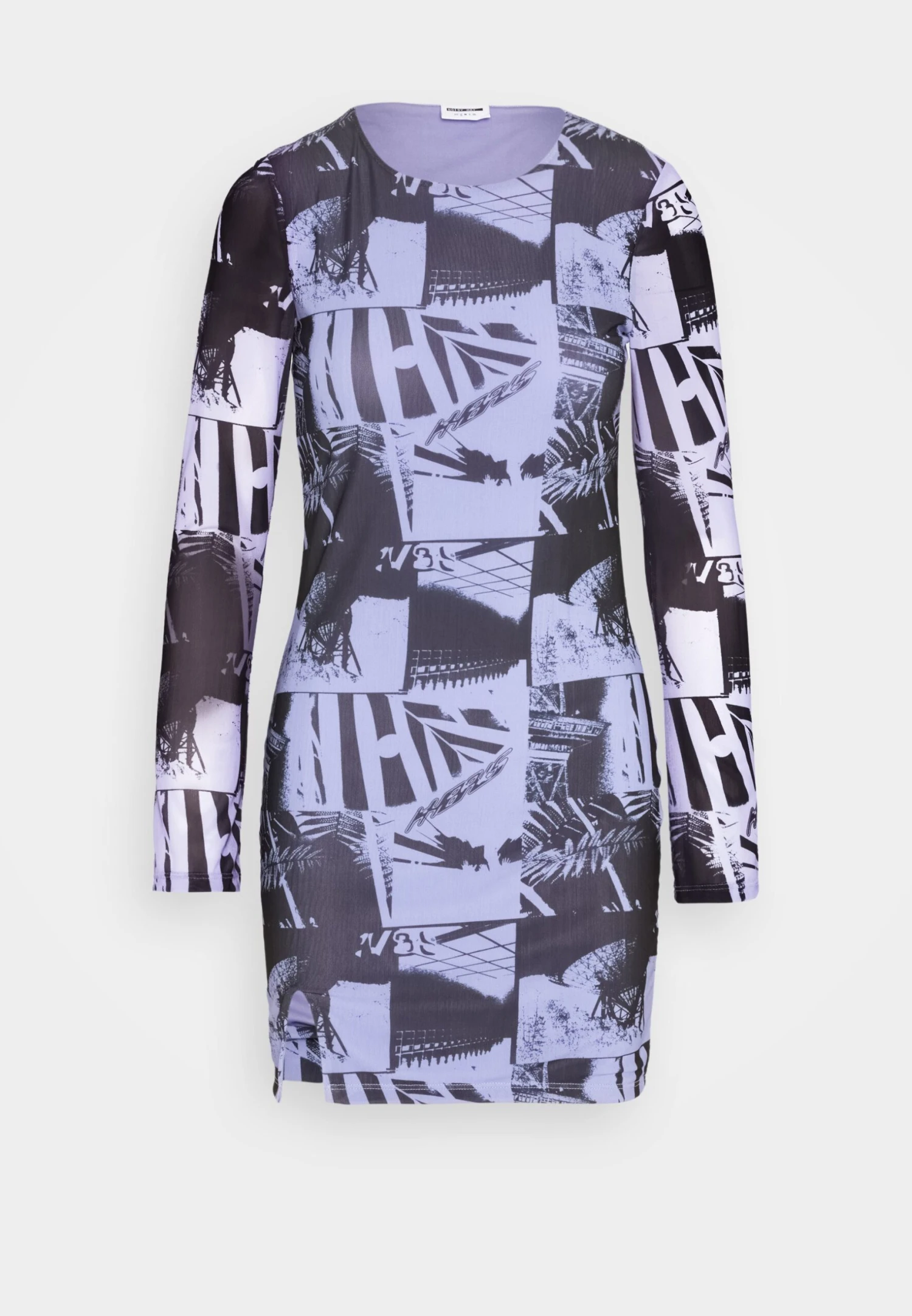 Noisy May Nmcarrie Short Slit Dress - Etui-Jurk - Jacaranda 7 Noisy May Nmcarrie Short Slit Dress - Etui-Jurk - Jacaranda - Afbeelding 5