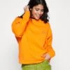 Noisy May Nmalden - Sweater - Vibrant Orange/Logo -Noisy May e273b6b43e624002842ebbffb8f298c0